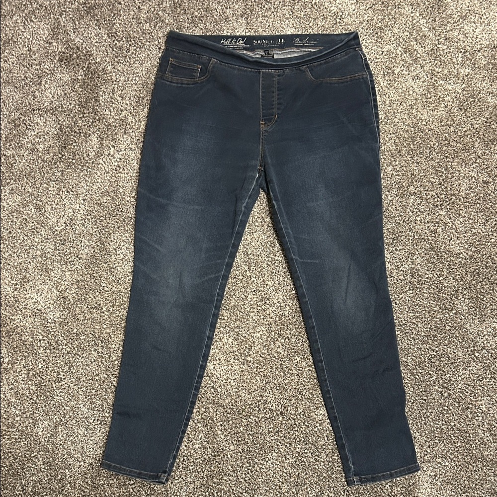 Soundstyle Dark Blue Jeggings size Large
